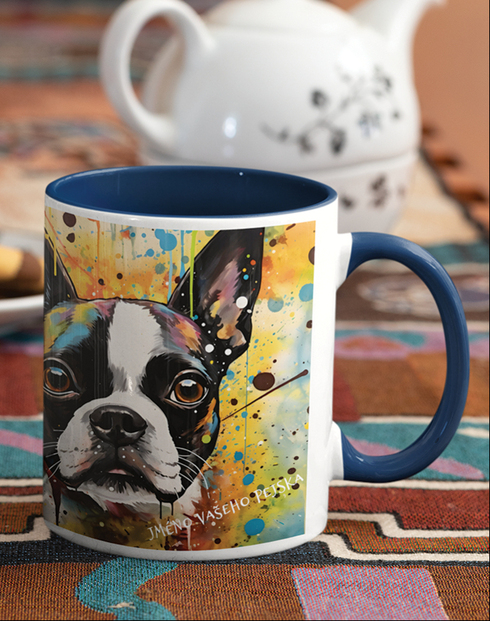 Keramický hrnek Bostonský teriér