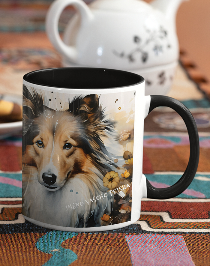 Keramický hrnek Sheltie