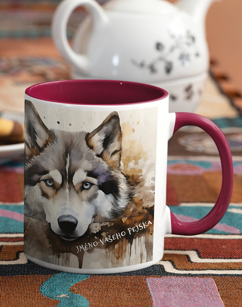Keramický hrnek Husky