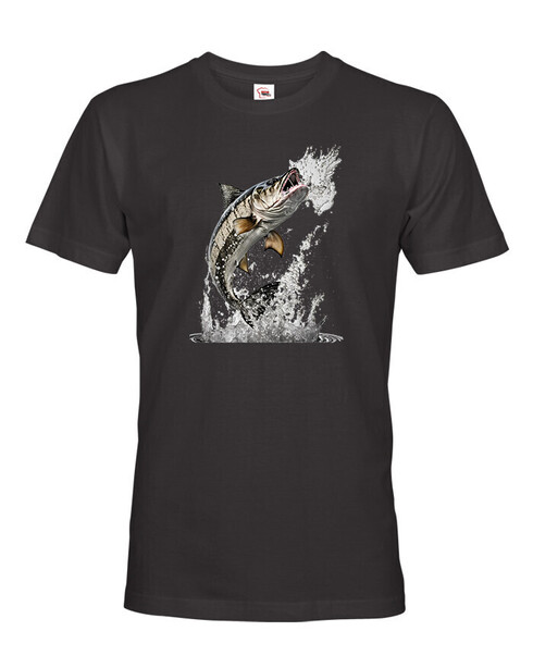 Pánské tričko pro rybáře Candát