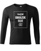Unisex tričko s dlouhým rukávem s vlastním potiskem