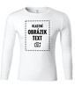 Unisex tričko s dlouhým rukávem s vlastním potiskem