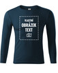 Unisex tričko s dlouhým rukávem s vlastním potiskem