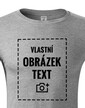 Unisex tričko s dlouhým rukávem s vlastním potiskem