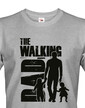 Tričko s potiskem pro tatínky The walking dad 2