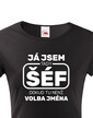Dámske tričko Já som šéf