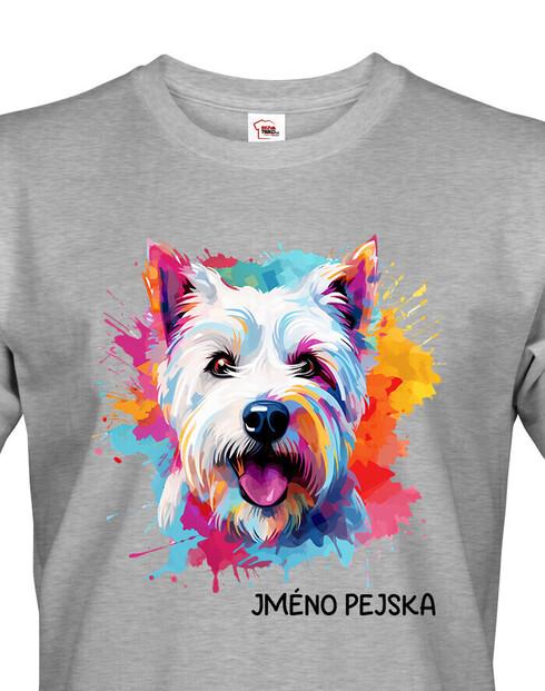 Pánské tričko West Highland White teriér