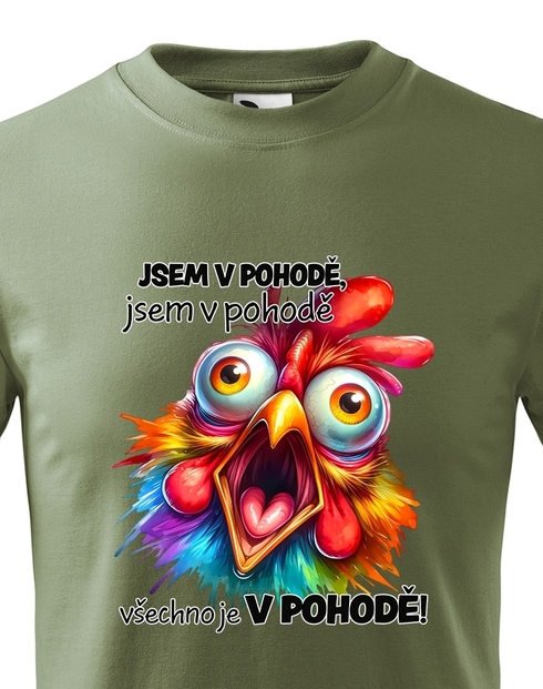 Detske tričko Sliepka - Som v pohode