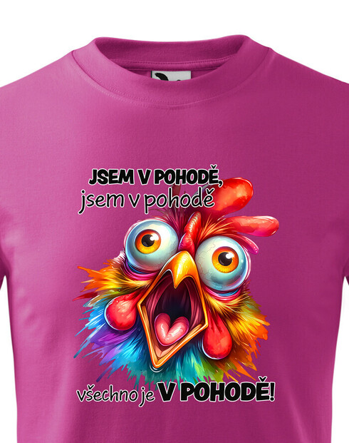 Detske tričko Sliepka - Som v pohode