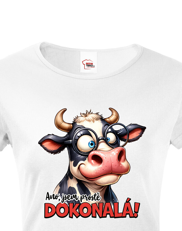 Damské tričko Krava - som proste skvelá