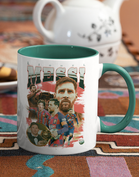 Keramický hrnek Lionel Messi - FC Barcelona