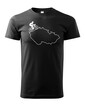 Dětské tričko pro cyklisty s mapou ČR