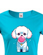 Dámské tričko Pejsek s balónkem