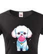 Dámské tričko Pejsek s balónkem