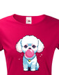 Dámské tričko Pejsek s balónkem