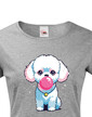 Dámské tričko Pejsek s balónkem
