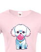Dámské tričko Pejsek s balónkem