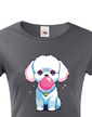 Dámské tričko Pejsek s balónkem