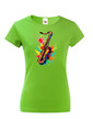 Dámské tričko - barevný saxofon