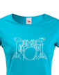 Dámské tričko - bubny