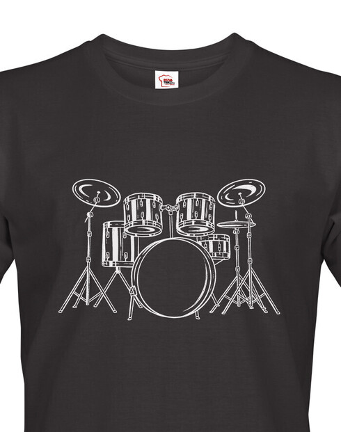 Pánské tričko - bubny