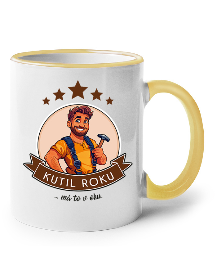 Keramický hrnek Kutil roku, má to v oku