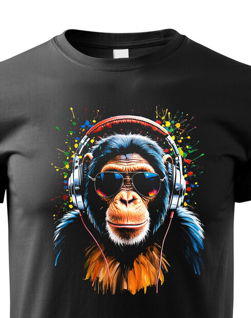 Dětské triko DJ monkey
