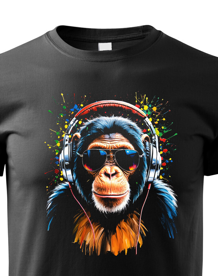 Dětské triko DJ monkey
