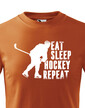 Dětské tričko Eat, sleep, hockey, repeat