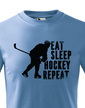 Dětské tričko Eat, sleep, hockey, repeat