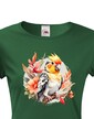 Dámské tričko Papoušek kakadu