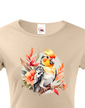 Dámské tričko Papoušek kakadu