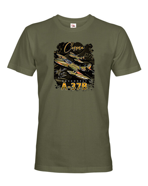 Pánské tričko Cessna A-37B Dragonfly