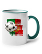 Keramický hrnek Fotbal Portugalsko