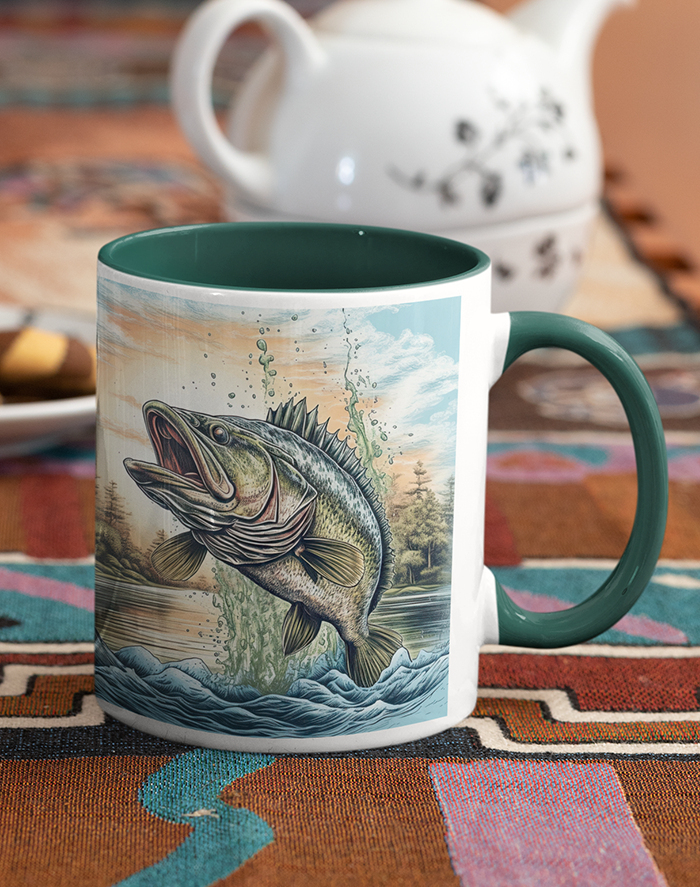 Keramický hrnek s rybou