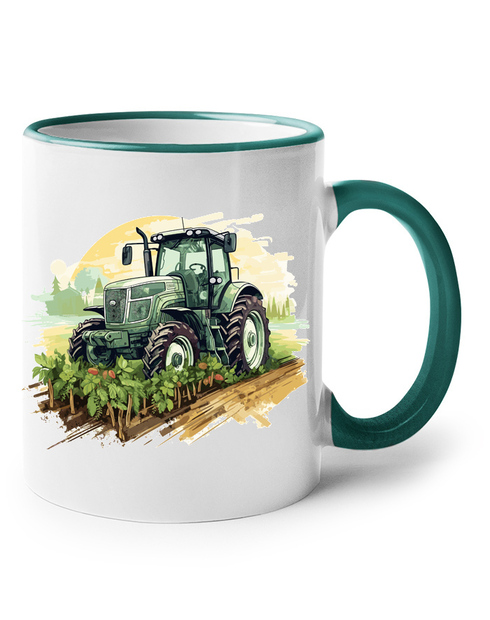 Keramický hrnek Traktor