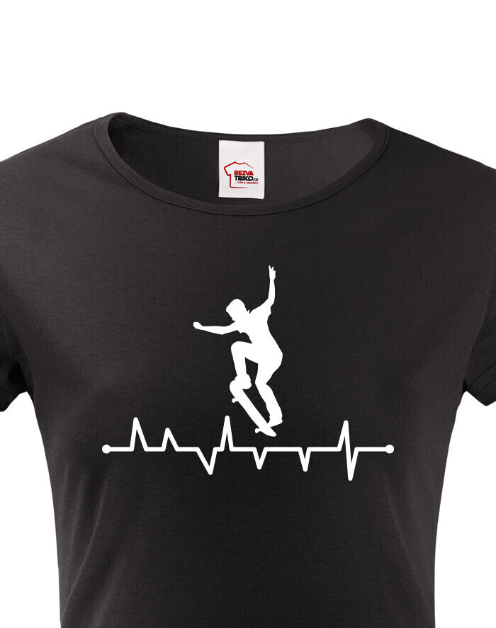 Dámské tričko Tep - skateboard