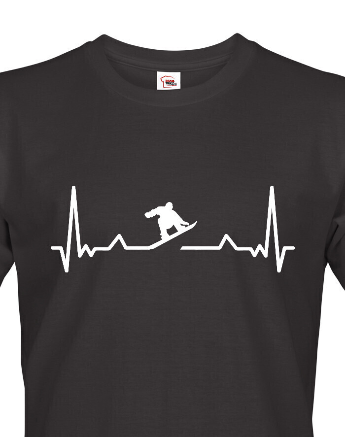 Pánské tričko Tep - snowboard