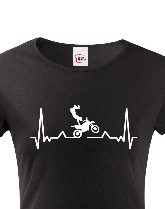 Dámské tričko Tep - motocross