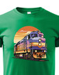 Dětské triko Barevný vlak