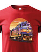 Dětské triko Barevný vlak