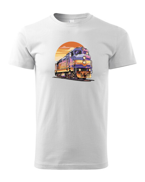 Dětské triko Barevný vlak