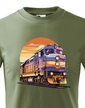 Dětské triko Barevný vlak