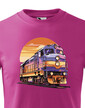 Dětské triko Barevný vlak