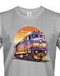 Pánské triko Barevný vlak