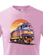 Dětské triko Barevný vlak