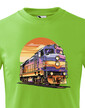 Dětské triko Barevný vlak