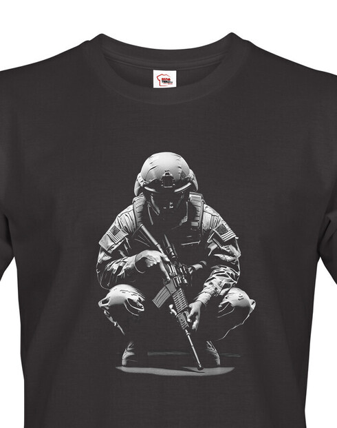 Pánské triko Voják