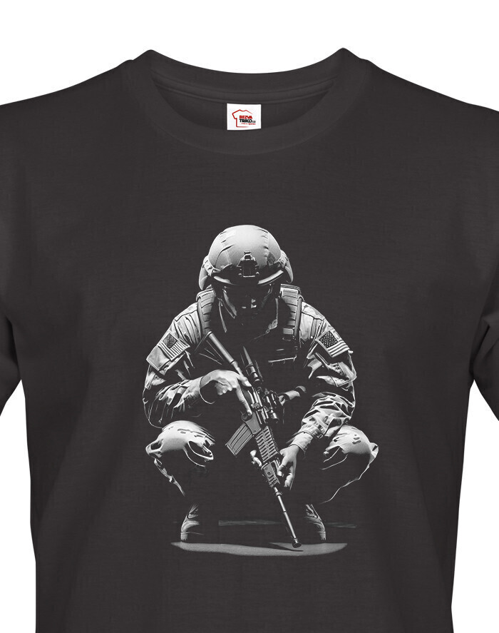 Pánské triko Voják