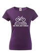 Dámské tričko Jazdím na elektrobicykli